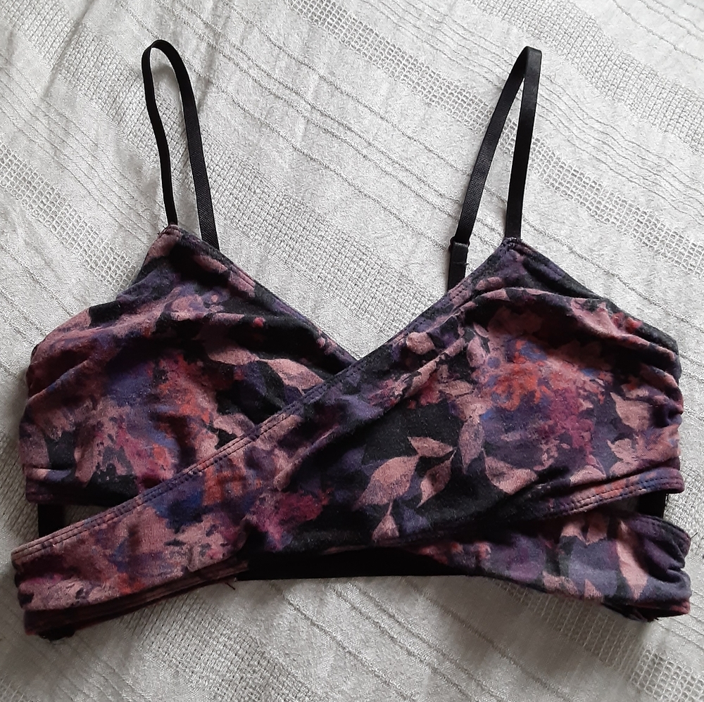 Free People Floral Bralette